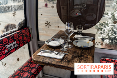 Papa Pool, le restaurant d'Arnaud Delvenne et Stéphane Rotenberg à Clamart -  cabine ski