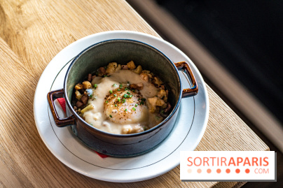 Papa Pool, le restaurant d'Arnaud Delvenne et Stéphane Rotenberg à Clamart -  oeuf parfait