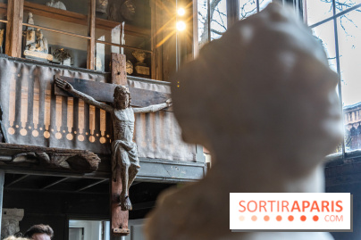 Musée Bourdelle rénové -  buste Christ - atelier de sculpture