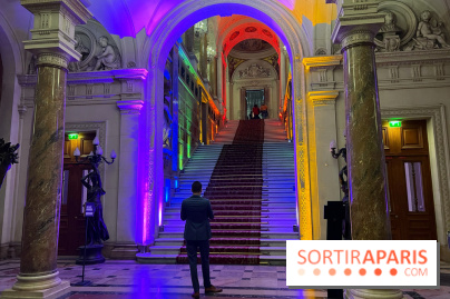 Nuit des Fiertés - Visuel Hôtel de Ville intérieur LGBTQIA+