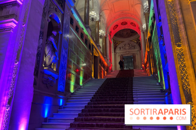 Nuit des Fiertés - Visuel Hôtel de Ville intérieur LGBTQIA+
