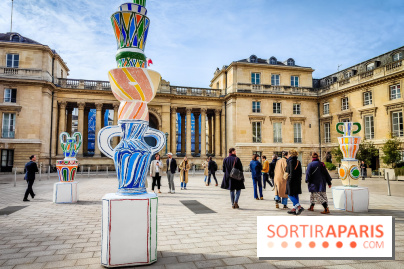 Exposition à l'Assemblée nationale : Alexandre Benjamin Navet décore la cour du Palais Bourbon  - IMG20230320095932