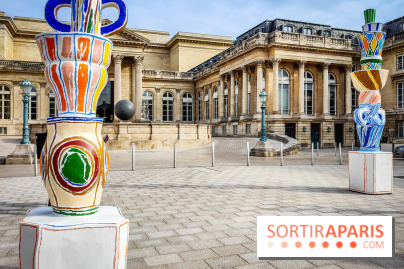 Exposition à l'Assemblée nationale : Alexandre Benjamin Navet décore la cour du Palais Bourbon