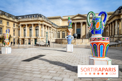 Exposition à l'Assemblée nationale : Alexandre Benjamin Navet décore la cour du Palais Bourbon