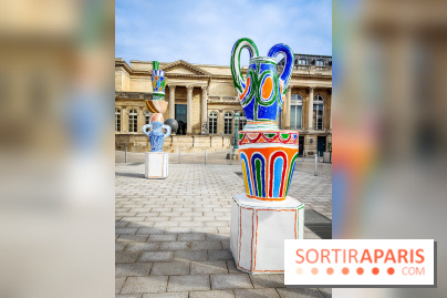 Exposition à l'Assemblée nationale : Alexandre Benjamin Navet décore la cour du Palais Bourbon  - IMG20230320100043