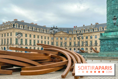 Les installations de Bernar Venet Place Vendôme