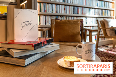 Bar Perché, café littéraire - terrasse du Printemps Haussmann  -  A7C6683