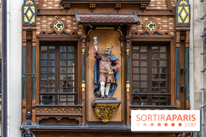 Façade alsacienne classée à Paris - McDo Saint-Lazare -  A7C6692