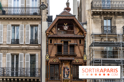 Façade alsacienne classée à Paris - McDo Saint-Lazare -  A7C6688