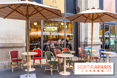 Café Paul Smith, le créateur de mode s'approprie le Café Vert du Printemps Haussmann