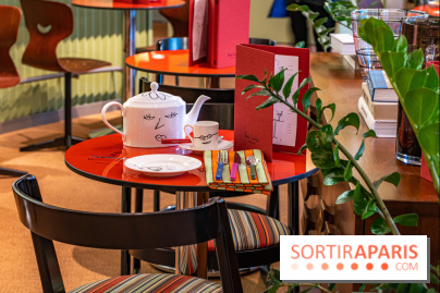 Café Paul Smith, le créateur de mode s'approprie le Café Vert du Printemps Haussmann -  A7C6731
