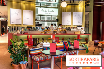 Café Paul Smith, le créateur de mode s'approprie le Café Vert du Printemps Haussmann -  A7C6705 HDR