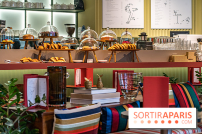Café Paul Smith, le créateur de mode s'approprie le Café Vert du Printemps Haussmann