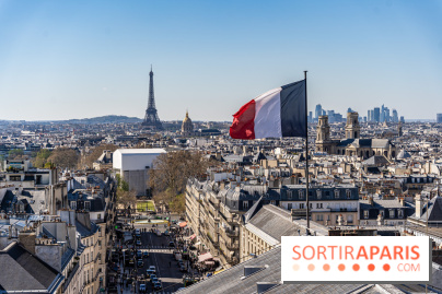 Le panorama du Panthéon - l'une des plus belles vues de Paris à 360° - vue paris - Tour Eiffel - drapeau