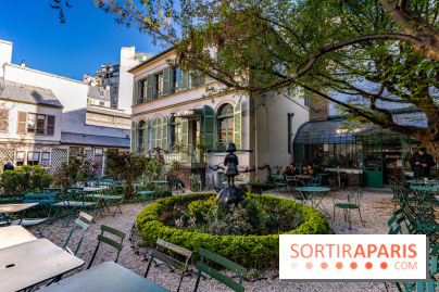 Le café - Salon de thé et terrasse Rose Bakery au Musée de la Vie Romantique  -  A7C9263 HDR