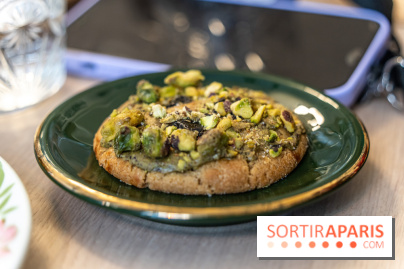 Sain Gravilliers - le nouvelle boulangerie et salon de thé du 3e à Paris - Cookie pistache 