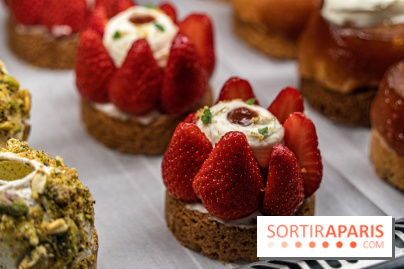 Sain Gravilliers - le nouvelle boulangerie et salon de thé du 3e à Paris - Tarte aux fraises 