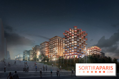 Jeux Olympiques de Paris 2024 : chantier du village des athlètes