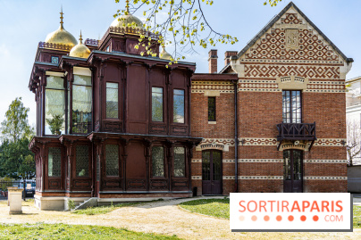 Parc de Bécon à Courbevoie - Pavillon des Indes - Cerisiers en fleurs -  A7C9988