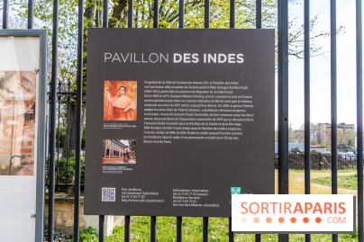 Parc de Bécon à Courbevoie - Pavillon des Indes - Cerisiers en fleurs -  A7C9997