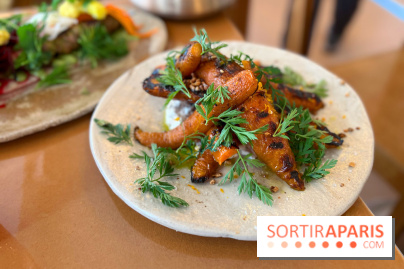 Jolia - Carottes braisées et labné