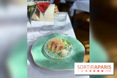 Alice Arnoux au Perchoir Ménilmontant - Sashimi de mulet