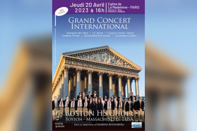 Un concert gratuit à l'église de La Madeleine  - Visualscreen Boston avec cheffes 20 04 2023