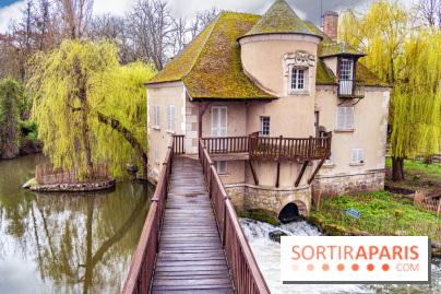 Moret-sur-Loing - citée médiévale - plus beaux détours de France - moulin
