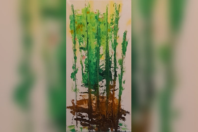 Jacqueline Poitevin vous invite dans son univers à travers  - Printemps  2023  30x60 mixte