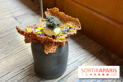 Géosmine - Crackers sarrasin caviar