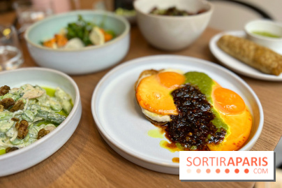 Restaurant Lou - Tostada oeufs au plat