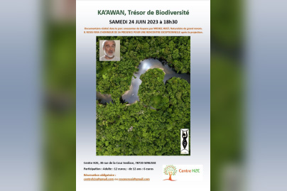 Le Festival inaugural des Jardins de Garneliance  - Affiche Ka'Awan, 24 juin 2023