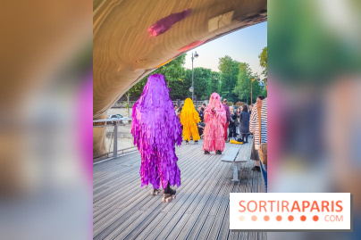 Nuit Blanche 2023 : une installation inoubliable sur la passerelle Léopold Sédar Senghor !