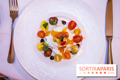 Restaurant Conti burrata tomates poutargue