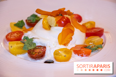 Restaurant Conti burrata tomates poutargue