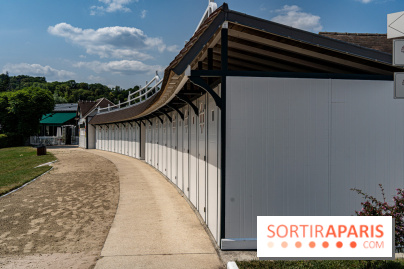 L'Isle-Adam, l'un des plus beaux village d'Ile-de-France -  plage - cabines