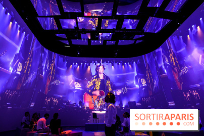 On stage with The Rolling Stones, nos photos