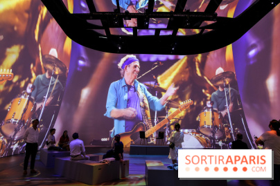 On stage with The Rolling Stones, nos photos