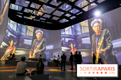 On stage with The Rolling Stones, nos photos