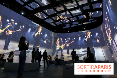 On stage with The Rolling Stones, nos photos
