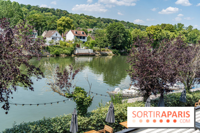 Le Nid, le restaurant-terrasse sur berge à l'Isle-Adam -  vue