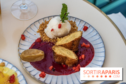 Le Nid, le restaurant-terrasse sur berge à l'Isle-Adam -  pain perdu