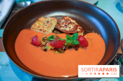 Laurier by Mavrommatis aux Galeries Lafayette - Halloumi AOP et Féta AOP grillés