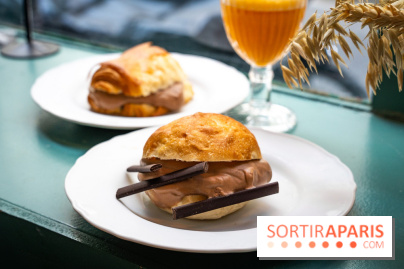 Glace insolite : la glace pain au chocolat de Sain -  A7C7854