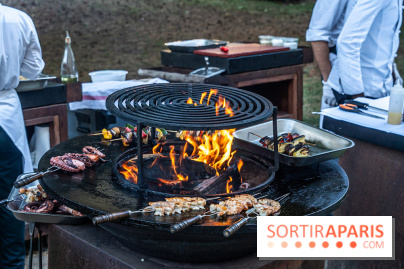 Garden barbecue au Trianon Palace à Versailles