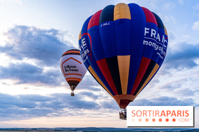 Montgolfière à Fontainebleau, vol au dessus de l'Ile-de-France