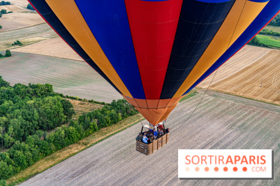 Montgolfière à Fontainebleau, vol au dessus de l'Ile-de-France -  A7C8985