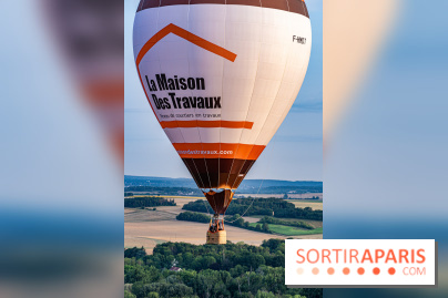 Montgolfière à Fontainebleau, vol au dessus de l'Ile-de-France -  A7C9003