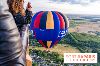 Montgolfière à Fontainebleau, vol au dessus de l'Ile-de-France -  A7C9004