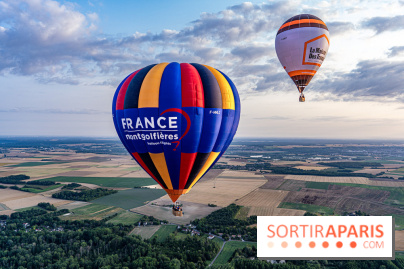 Montgolfière à Fontainebleau, vol au dessus de l'Ile-de-France -  A7C9005